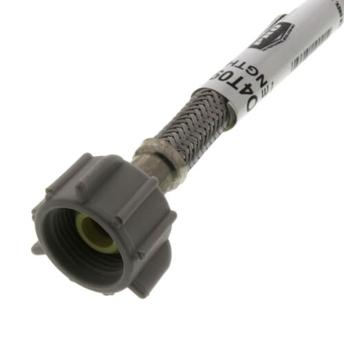 Main product image of PRO4T09 9" Pro-Series Braided Stainless Steel Hose Toilet Supply Connector (1/2 FIP x 7/8 Ballcock)