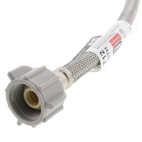 Main product image of PRO4T12 12" Pro-Series Braided Stainless Steel Hose Toilet Supply Connector (1/2 FIP x 7/8 Ballcock)