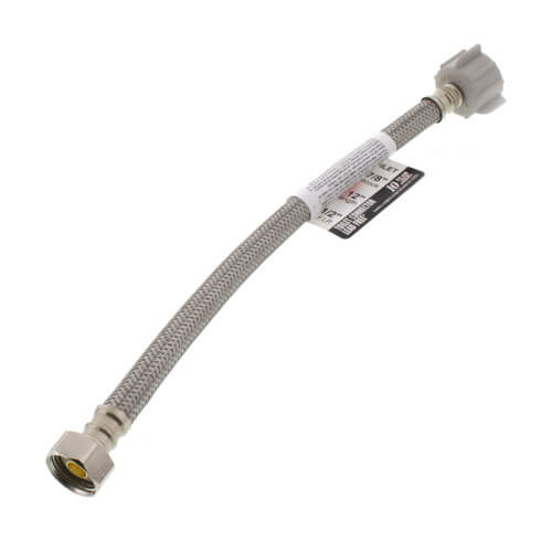 Main product image of PRO4T12 12" Pro-Series Braided Stainless Steel Hose Toilet Supply Connector (1/2 FIP x 7/8 Ballcock)