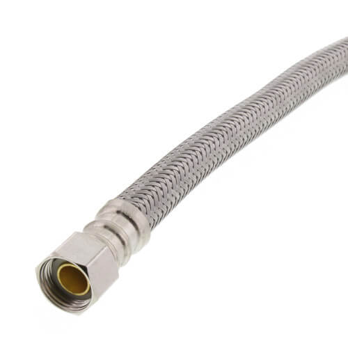 Main product image of 16" Pro-Series Braided Stainless Steel Hose Faucet Supply Connector (3/8" x 3/8" Compression Thread)