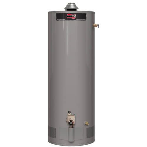 Main product image of 40 Gallon 40,000 BTU EF62 Tall Professional Achiever Atmospheric Water Heater, 8 Year (NG)