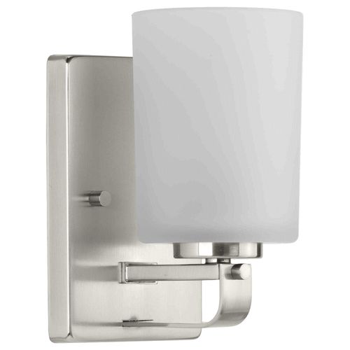 Main product image of League 1 Light Etched Glass Bath Vanity Light (Brushed Nickel), P300341-009