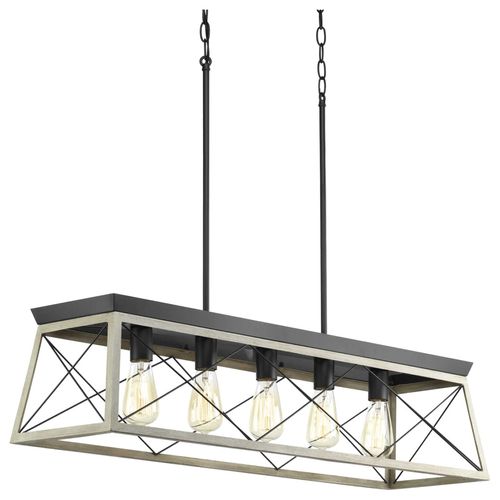 Main product image of Linear Island Chandelier, 100W, 120V (Antique Bronze), P400048-020