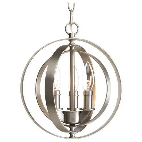 Main product image of Equinox 3 Light Pendant (Burnished Silver), P5142-126