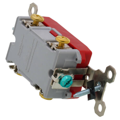 Main product image of Industrial Extra Heavy-Duty 2-Pole Spec-Grade Toggle Switch, 20A - White (120/277V)