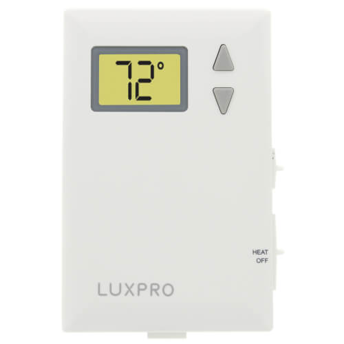 PSD010B Lux PSD010B LuxPro Digital 2 Wire Heat Only Thermostat