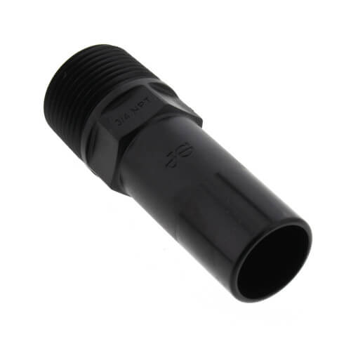Main product image of PSEI052826E PEX Male Stem Adapter, 3/4" CTS x 3/4" NPT, Black