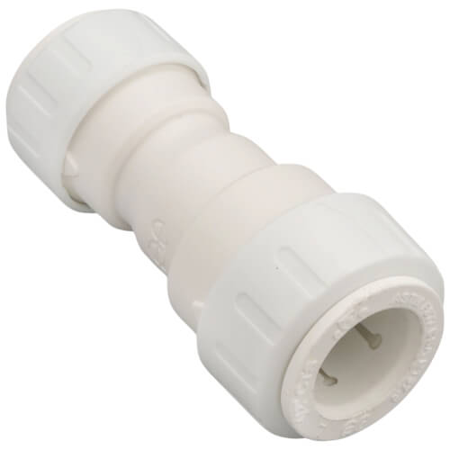 1/2" CTS ID x 3/8" CTS ID JG Twist & Lock Speedfit Reducing Coupling