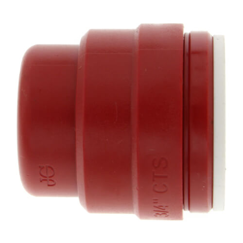 Main product image of 3/4" CTS ID JG Twist & Lock Speedfit End Cap (Red)