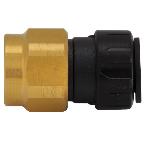 Main product image of 3/8" CTS x 1/2" NPS ProLock Female Adapter (Brass Nut)