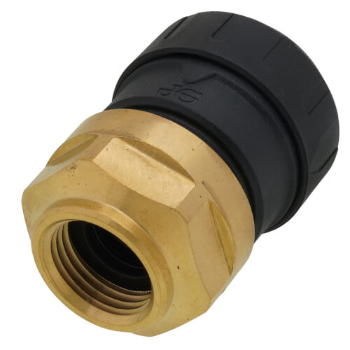 Main product image of 3/4" CTS x 1/2" NPS ProLock Female Adapter (Brass Nut)