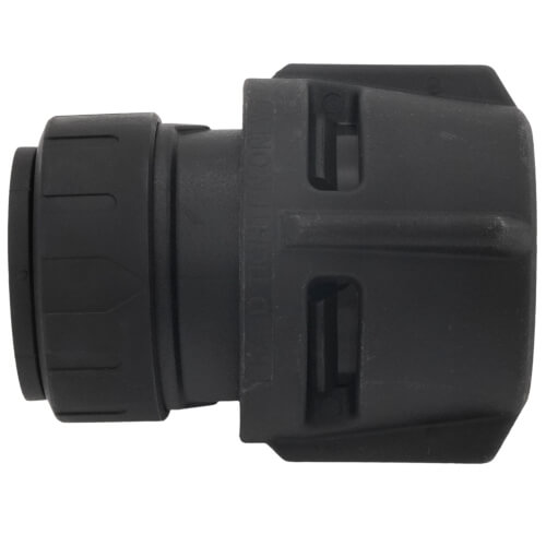 Main product image of PSEI622838E Female Connector, 3/4" CTS x 1" NPS, Black
