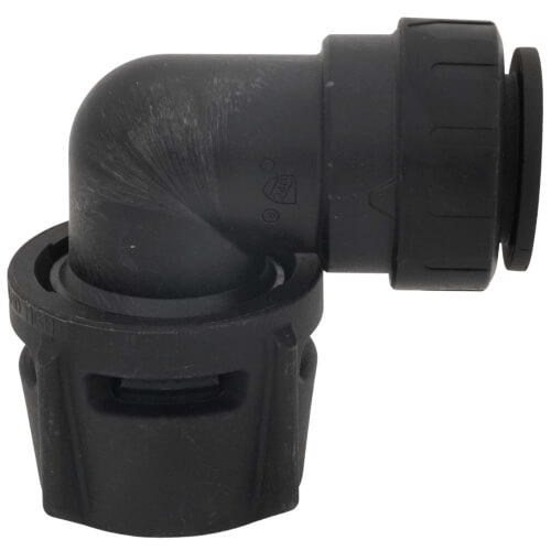 Main product image of PSEI632838E Female Elbow Connector, 3/4" CTS x 1" NPS, Black