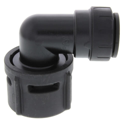 Main product image of PSEI63283AE Female Elbow Connector, 3/4" CTS x 1-1/4" NPS, Black