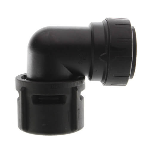 Main product image of PSEI63363AE Female Elbow Connector, 1" CTS x 1-1/4" NPS, Black