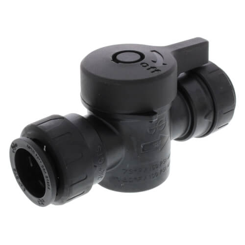 Main product image of PSEISV28EP Shut Off Valve, 3/4" CTS, Black