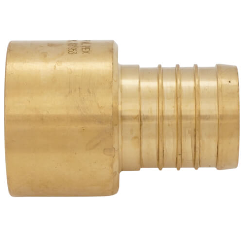 Main product image of 1-1/4" PEX x 1-1/4" Female Sweat Copper Pipe Brass Adapter (Lead Free)