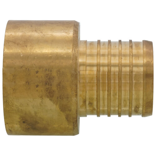 Main product image of 2" PEX x 2" Female Sweat Copper Pipe Brass Adapter (Lead Free)
