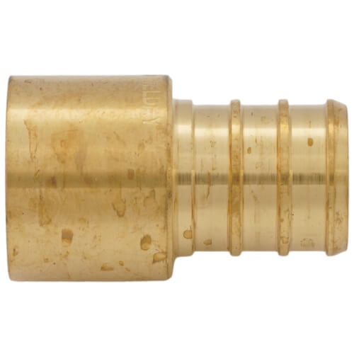 Main product image of 5/8" PEX x 1/2" Female Sweat Copper Pipe Brass Adapter (Lead Free)