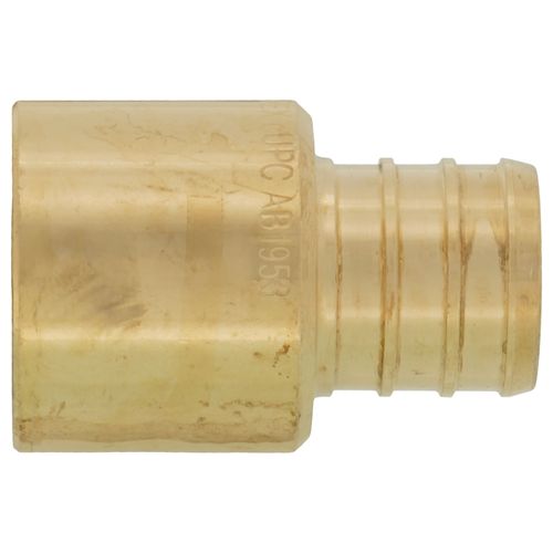 Main product image of 3/4" PEX x 3/4" Copper Pipe Brass Adapter (Lead Free)