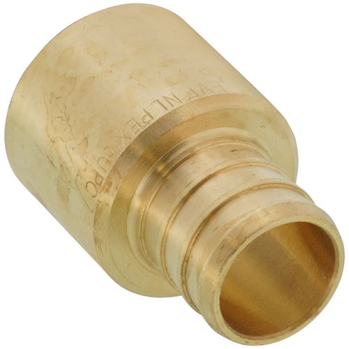 Main product image of 3/4" PEX x 3/4" Copper Pipe Brass Adapter (Lead Free)