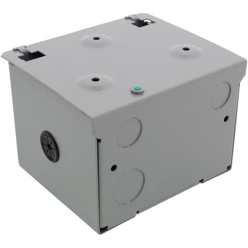 Main product image of Single 40 VA Power Supply, 120 Vac to 24 Vac, UL Class 2, Secondary Wires, 10A Main Breaker, Metal Enclosure