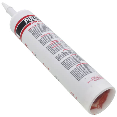 Red Polysil Hi-Temp Industrial Grade Silicone Sealant (10.3 oz.)