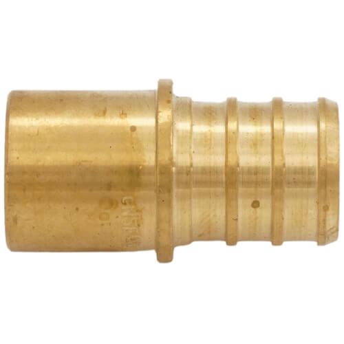 Main product image of 5/8" PEX x 1/2" Male Sweat Copper Fitting Brass Adapter (Lead Free)