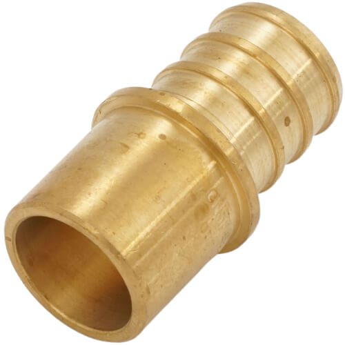 Main product image of 5/8" PEX x 1/2" Male Sweat Copper Fitting Brass Adapter (Lead Free)