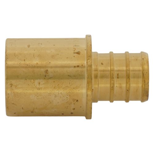 Main product image of 5/8" PEX x 3/4" Male Sweat Copper Fitting Brass Adapter (Lead Free)