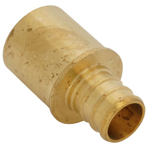 Main product image of 5/8" PEX x 3/4" Male Sweat Copper Fitting Brass Adapter (Lead Free)
