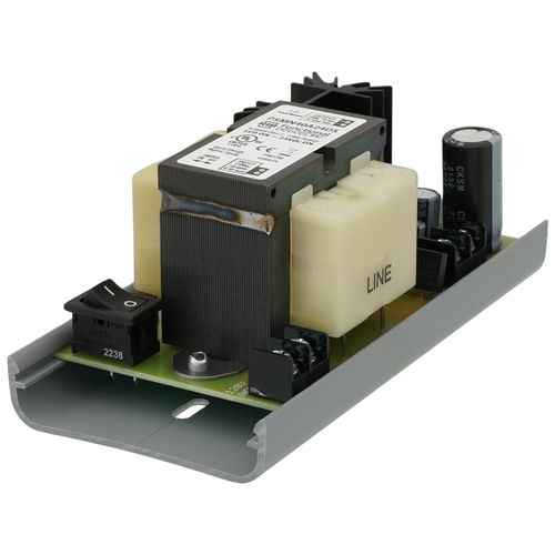 Main product image of 2-3/4" Track Mount Isolated Linear DC Power Supply, 120 Vac to 24 Vdc, 1 Amp
