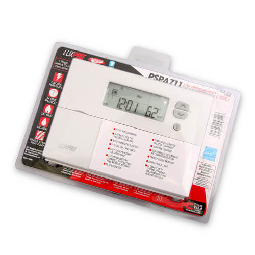 PSPA711 Lux PSPA711 LuxPro 7 Day Programmable Thermostat (1 Heat
