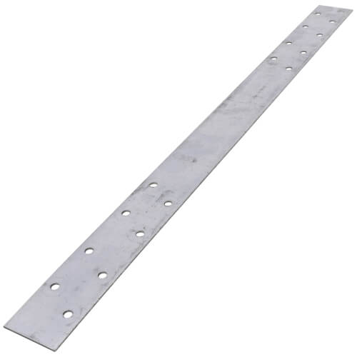 Main product image of 1-1/2" x 18" 16GA #802 Hole Pattern Galvanized Plate Strap