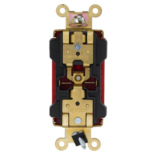 Main product image of PlugTail Extra Heavy-Duty Hospital Grade Duplex Receptacle, 2P, NEMA 5-20R - Red (125V)