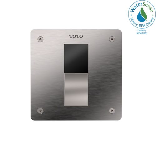 Main product image of TET3LB31#SS Ecopower Touchless 1.28 GPF High Efficiency Concealed Toilet Flushometer Valve for Back Spud w/ 4" x 4" Cover Plate, Stainless Steel