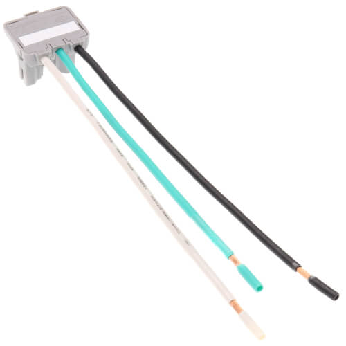 Main product image of 6" PlugTail Commercial Grade Connector, 2P, Right Angle, Stranded