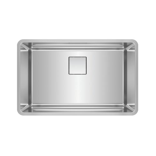 Pescara 29.5" x 18.5" 18 Gauge Stainless Steel Undermount Single Bowl Kitchen Sink, PTX110-28