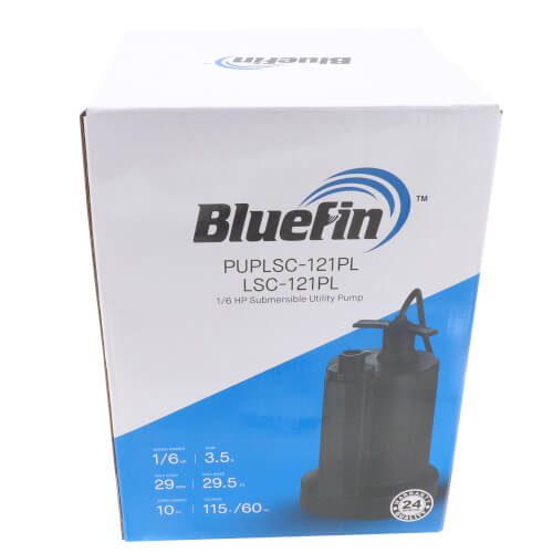Main product image of 1/6 HP Submersible Utility Pump w/ 10 ft. Power Cord (PUPLSC-121PL)