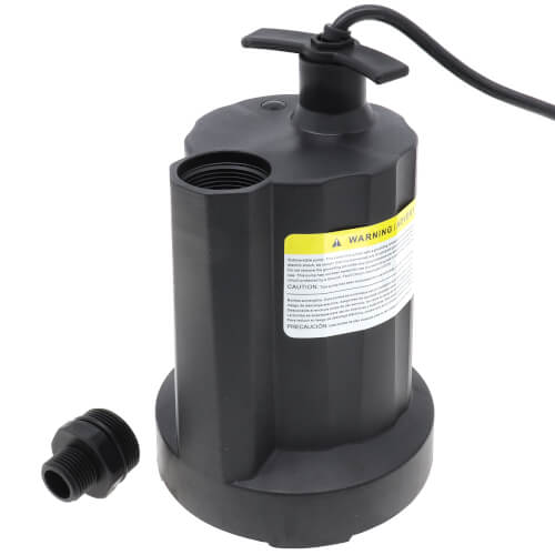 Main product image of 1/6 HP Submersible Utility Pump w/ 10 ft. Power Cord (PUPLSC-121PL)