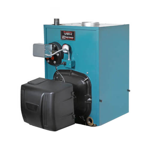 PV8H3WEC-TBWN - Burnham PV8H3WEC-TBWN - PV8H3WEC, 104,000 BTU V8H Water  Boiler w/o Tankless Coil w/ Beckett Burner (Oil)