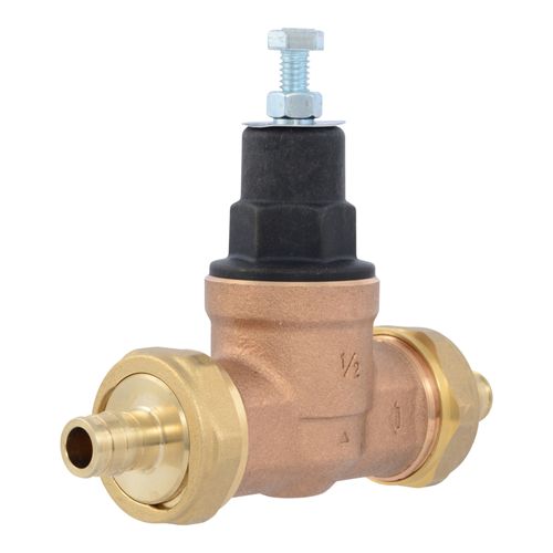 Main product image of 1/2" EB45 Double Union Cold Expansion Pressure Regulating Valve, Poly Top (Lead Free)