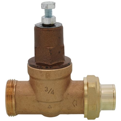 Main product image of 3/4" EB45 Single Union Sweat Pressure Regulating Valve, Metal Top (Lead Free)