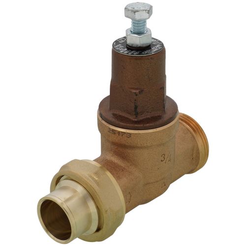 Main product image of 3/4" EB45 Single Union Sweat Pressure Regulating Valve, Metal Top (Lead Free)