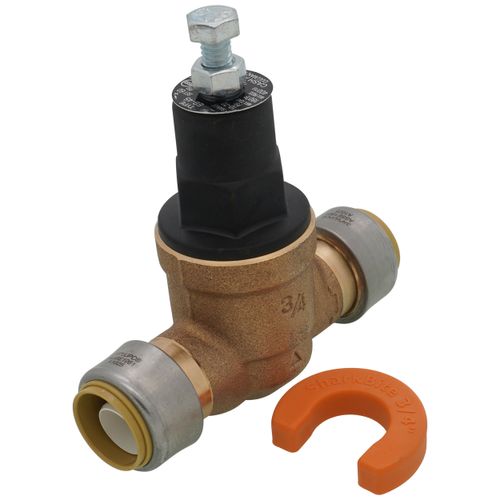Main product image of 3/4" EB45 SharkBite Push-To-Connect Direct Pressure Regulating Valve, Poly Top (Lead Free)