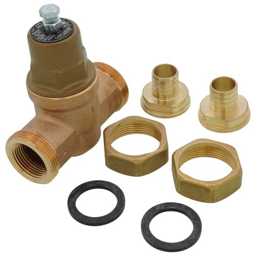 Main product image of 1" EB45 Double Union PEX Crimp Pressure Regulating Valve, Metal Top (Lead Free)