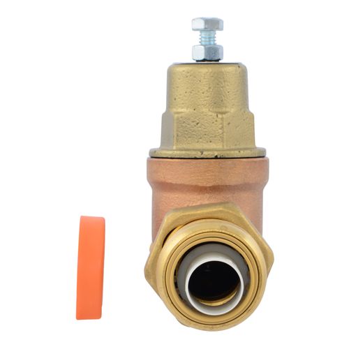 Main product image of 1" EB45 SharkBite Push-To-Connect Double Union Pressure Regulating Valve, Poly Top (Lead Free)