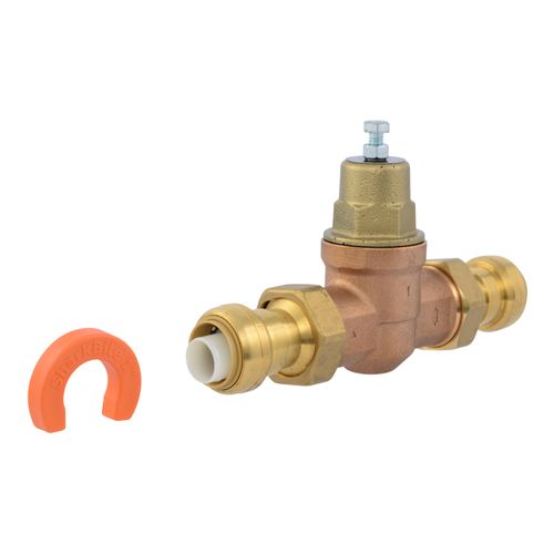 Main product image of 1" EB45 SharkBite Push-To-Connect Double Union Pressure Regulating Valve, Poly Top (Lead Free)