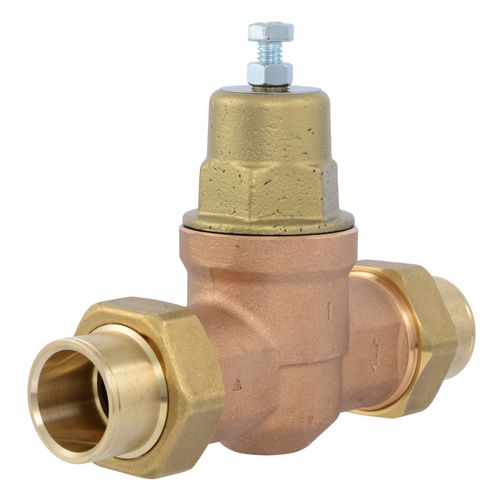Main product image of 1" EB45 Double Union Sweat Pressure Regulating Valve, Metal Top (Lead Free)