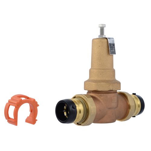 Main product image of 1-1/4" EB45 SharkBite Push-To-Connect Double Union Pressure Regulating Valve, Metal Top (Lead Free)